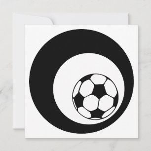 Convite círculos de futebol