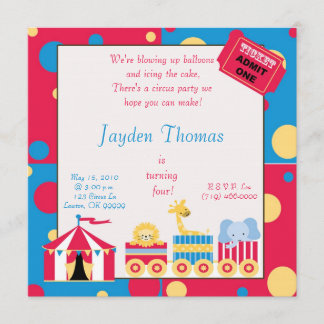 Convite circuscopia, estamos a explodir balões...