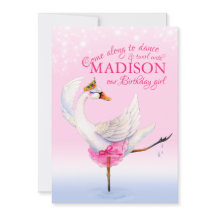 Cisne no lago segundo aniversário rosa