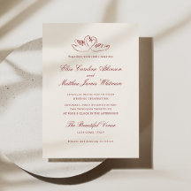 Cisnes Ilustrados Vermelhos Casamento Caprichoso