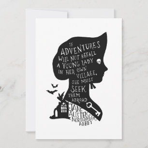 Convite Cita de Aventuras Northanger Abbey