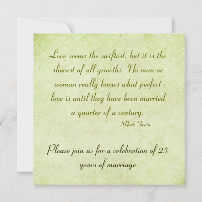 Convite Citação de 2013 no 25 (Frente)