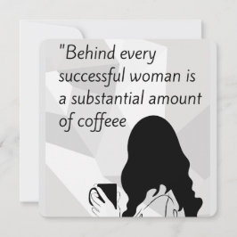 Convite citação do café