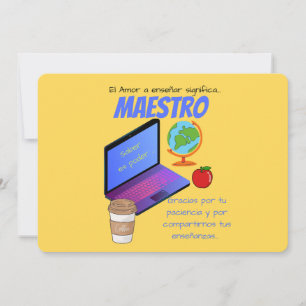 Convite Citação do maestro do professor