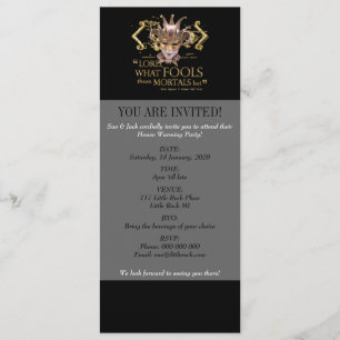 Convite Citação dos Sonhos da Noite de Verão (Versão D