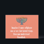 Convite Citação engraçada sarcástica de Hanukkah Chanukah<br><div class="desc">Citação engraçada sarcástica de Hanukkah Chanukah para celular</div>