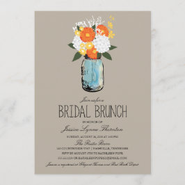 Convite Citrus Bloom Mason Jar| Bridesmaid Brunch