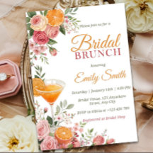 Citrus Bridal Brunch Invitation Modelo, Citrus