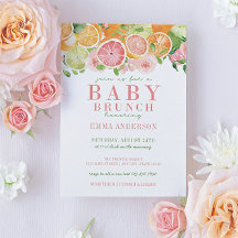 Citrus Fruta & Flores Baby Brunch