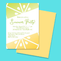 Citrus Lemon Limão Summer Party