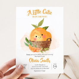 Convite Citrus Little Cutie Chá de fraldas