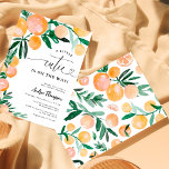 Convite Citrus Orange Little Cutie no Caminho do Chá de fr<br><div class="desc">Citrus Orange Little Cutie no Caminho do Convite para Chás de fraldas</div>