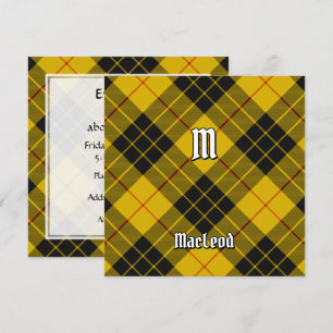 Convite Clã Macleod de Lewis Tartan