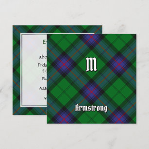 Convite Clan Armstrong Tartan