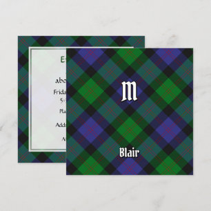 Convite Clan Blair Tartan