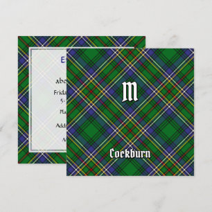Convite Clan Cockburn Tartan