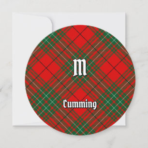 Convite Clan Cumming Tartan