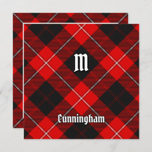 Convite Clan Cunningham Tartan