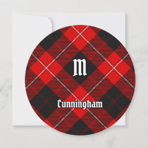 Convite Clan Cunningham Tartan