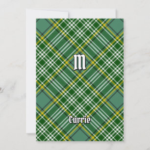 Convite Clan Currie Tartan