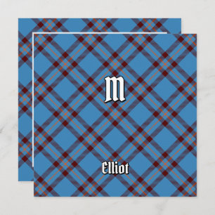 Convite Clan Elliot Antigo Tartan