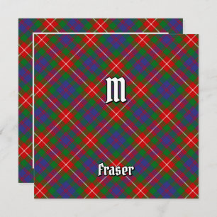 Convite Clan Fraser de Lovat Tartan