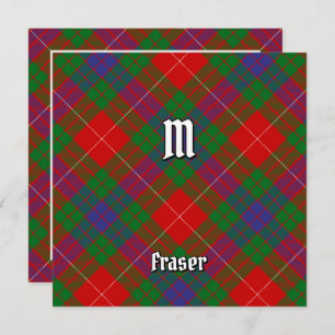 Convite Clan Fraser Tartan