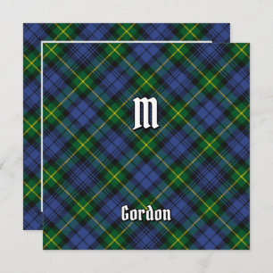 Convite Clan Gordon Tartan