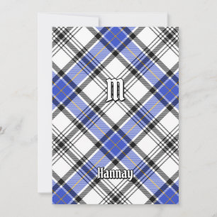 Convite Clan Hannay Tartan