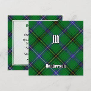 Convite Clan Henderson Tartan