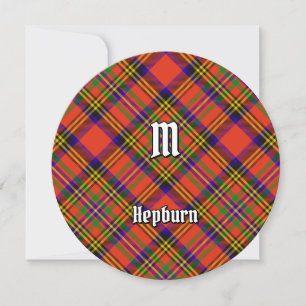Convite Clan Hepburn Tartan