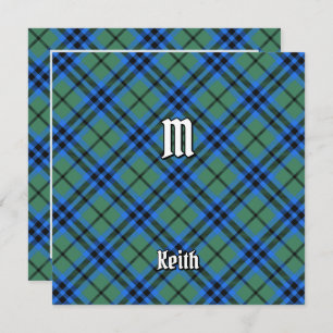 Convite Clan Keith Tartan
