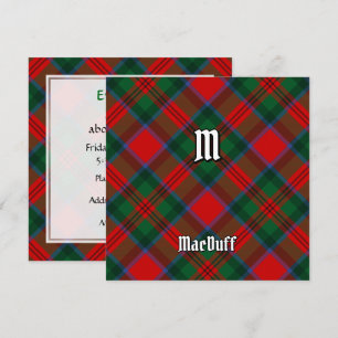 Convite Clan MacDuff Tartan