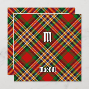 Convite Clan MacGill Tartan