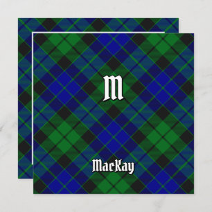 Convite Clan MacKay Tartan