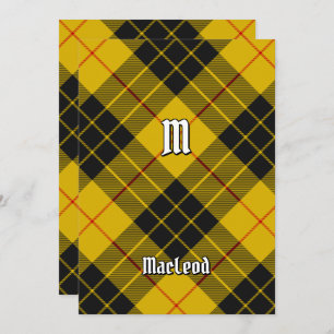 Convite Clan Macleod de Lewis Tartan
