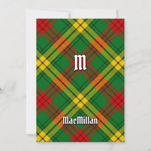 Convite Clan MacMillan Tartan