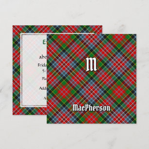 Convite Clan MacPherson Tartan