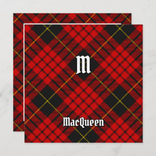 Convite Clan MacQueen Tartan