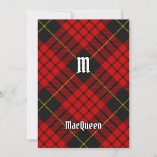 Convite Clan MacQueen Tartan