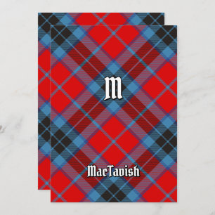 Convite Clan MacTavish Tartan