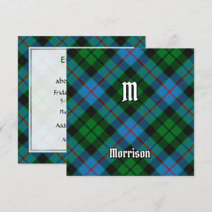 Convite Clan Morrison caçando o Tartan