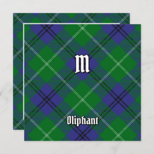 Convite Clan Oliphant Tartan