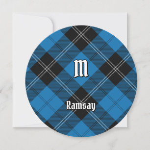 Convite Clan Ramsay Blue Hunting Tartan