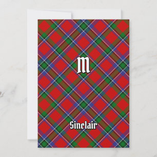Convite Clan Sinclair Tartan