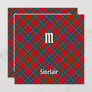 Convite Clan Sinclair Tartan