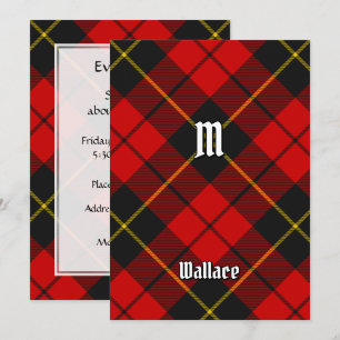 Convite Clan Wallace Tartan