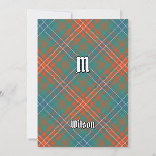 Convite Clan Wilson Antigo Tartan