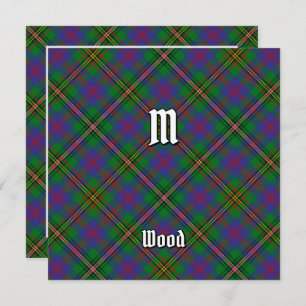 Convite Clan Wood Tartan