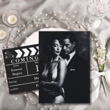 Clapper de Filme Elegante Aniversário de Casamento